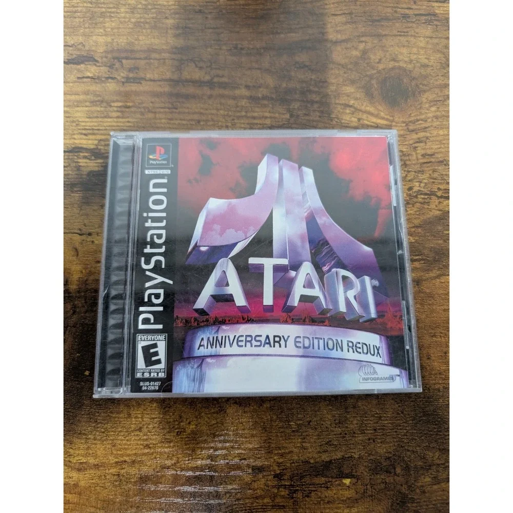 Atari Anniversary Edition Redux (Sony Playstation 1 PS1, 2001) Complete VG Disc